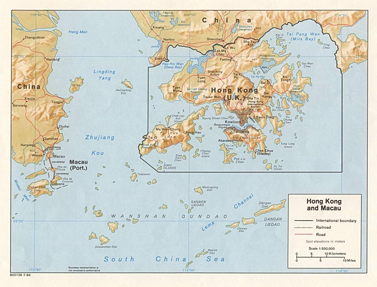 kat jeyografik nan bara Macau