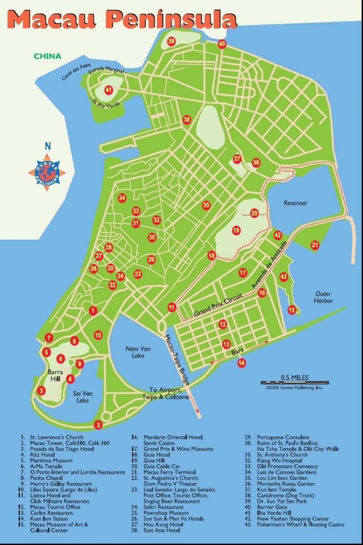 Macau vizite kat jeyografik