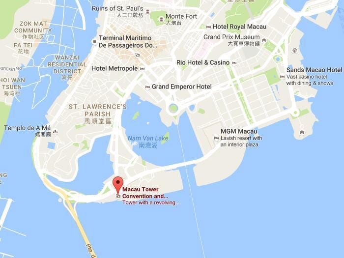 kat jeyografik nan Macau gwo kay won