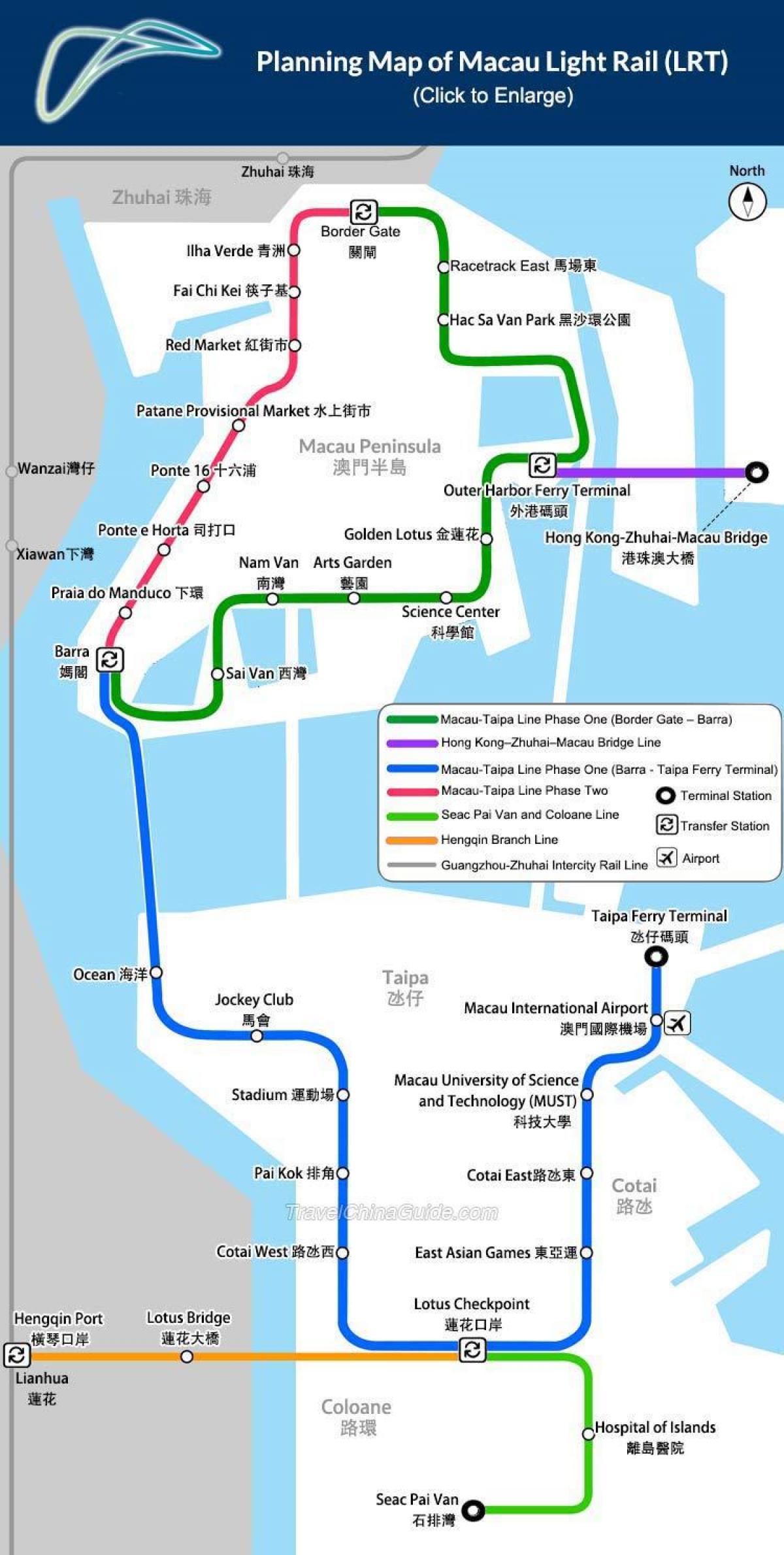 Macau tren kat jeyografik