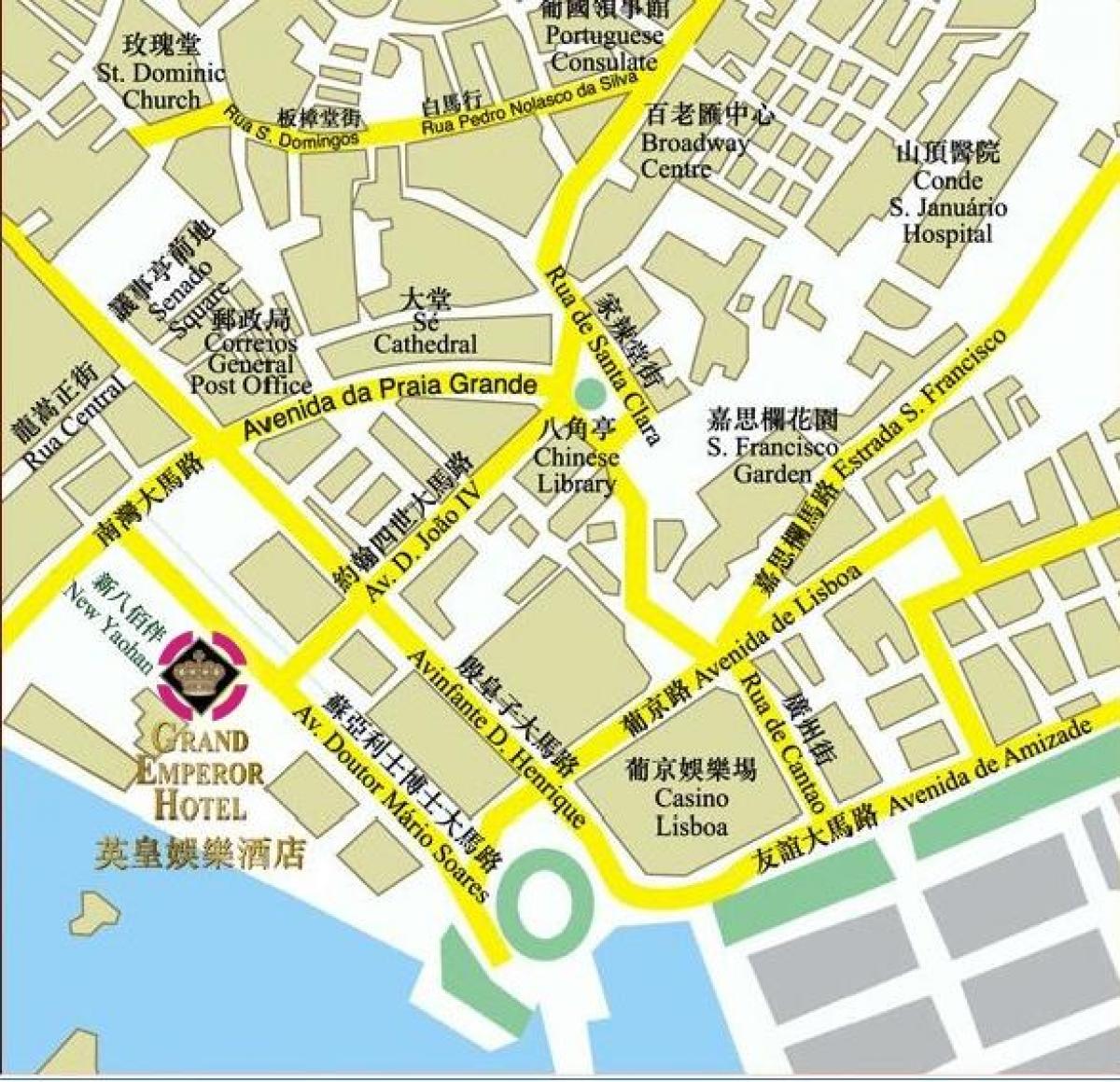 kat jeyografik nan Macau sona