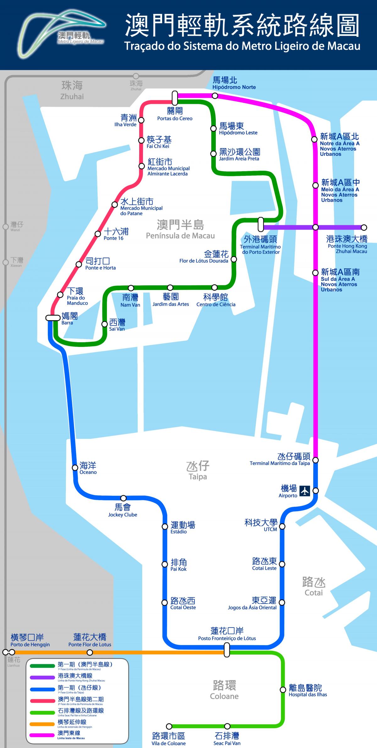 kat jeyografik nan Macau tren