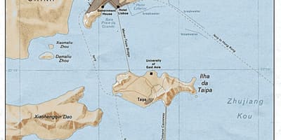 Kat jeyografik nan Macau vil la fin vye granmoun