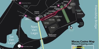 Kat jeyografik nan Lachin, Macau kazino yo
