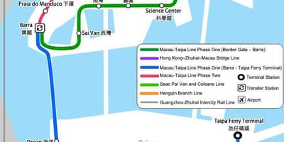 Macau tren kat jeyografik